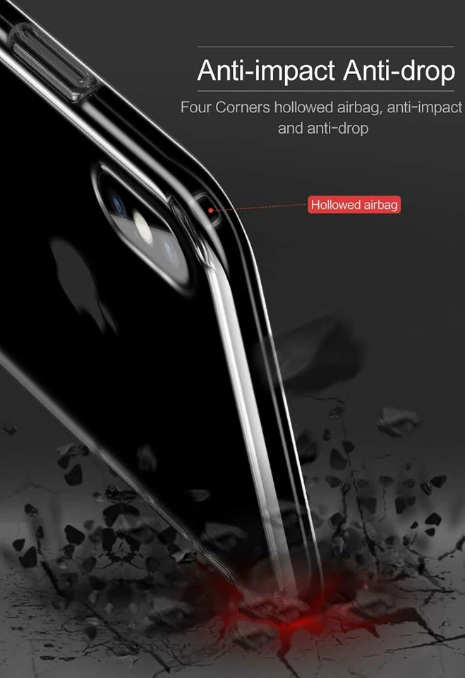 Funda trasera de lujo serie Janet USAMS para PC + TPU para iPhone X (COMPRA 1 OBTÉN 1 GRATIS  Foto 3 de 4