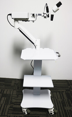 Trolley Type Dental Microscope 5W LED Surgical Operating Microscope & Short Arm