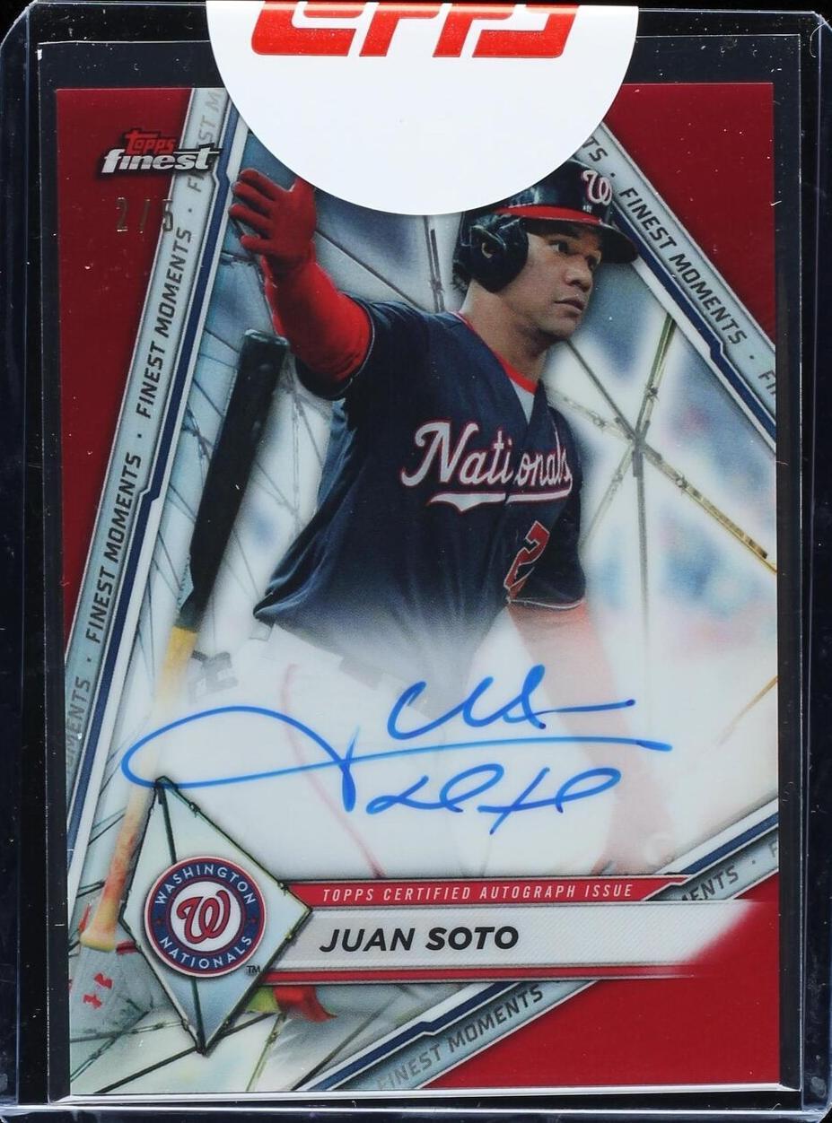 2022 Topps Finest - Juan Soto #FMA-JS for sale | eBay