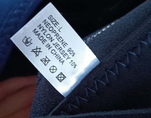 K-02120 Kinder Neoprenanzug Teenager - 2.5mm Neopren Shorty, Gr.L in blau NEU - Bild 2 von 2