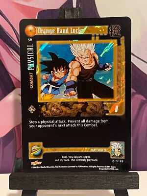 Dragon Ball GT TCG Orange Handlock 56 Baby Saga Unlimited Alt Foil