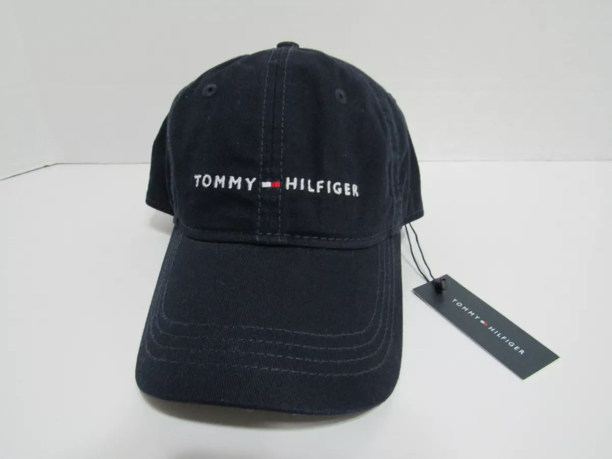 Tommy Hilfiger Mens Embroidered logo Baseball Adjustable Hats Nwt
