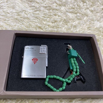 Zippo MS-06 Mobile Suit Gundam Red Comet Zeon Silver Color Oil 
