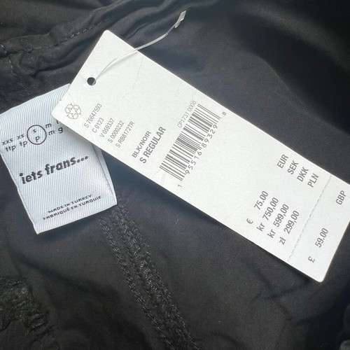 Urban Outfitters iet Frans Tech Baggy Pants. Black. Small - regular length. - Picture 2 of 5