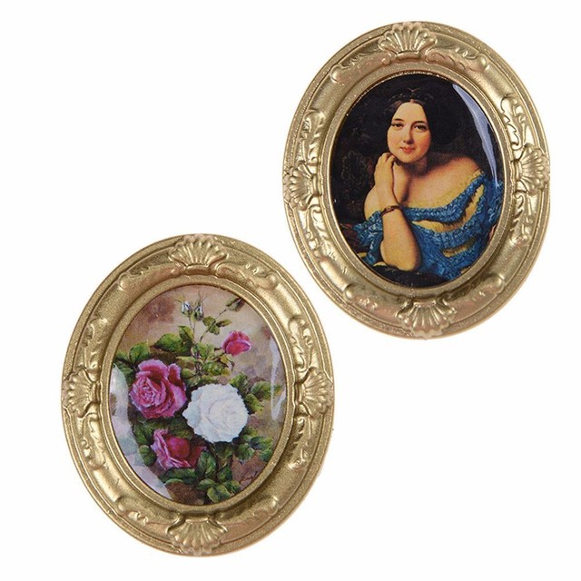 Toy Miniature Framed 1:12 Dollhouse Decor Doll Accessories Mini Wall Painting Toy Miniature Framed 1:12 Dollhouse Decor Doll Accessories Mini Wall Painting