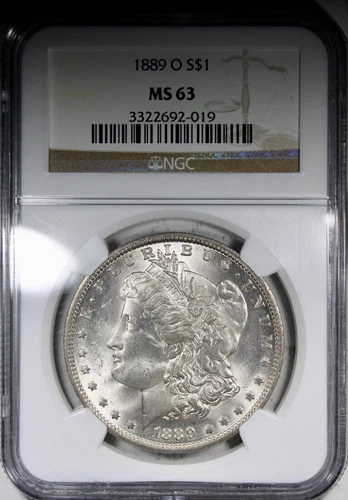 1889-O Morgan Dollar NGC MS63 KEY DATE $1 Better Date Coin