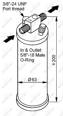 NRF 33116 Dryer, air conditioning for DAF,LAND ROVER