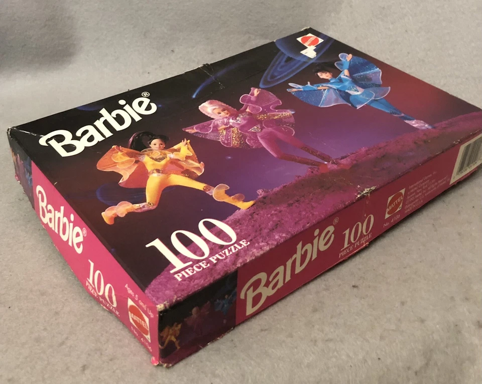 Rompecabezas de 100 piezas Barbie Mattel raro  Foto 2 de 4