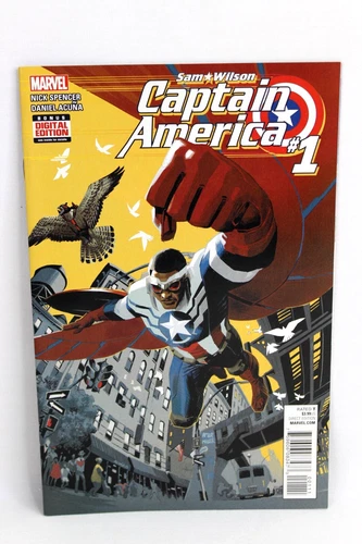 Sam Wilson Captain America #1 Nick Spencer Daniel Acuna 2015 Marvel Comics F+
