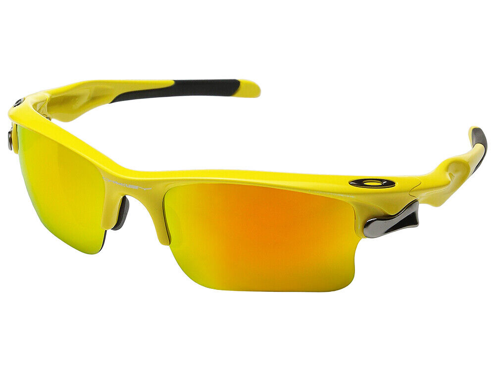 Oakley Fast Jacket XL Sunglasses OO9156-3971 Team Yellow/Fire Iridium