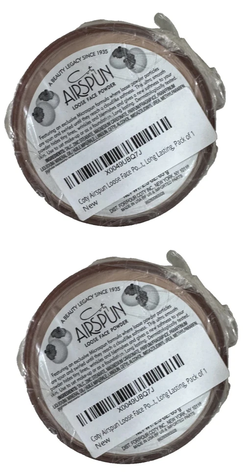 (4 Pack) Coty Airspun Loose Face Powder Honey Beige Light Peach Tone Loose - Image 2 of 4