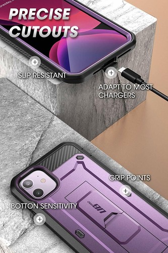 SUPCASE para iPhone 11, funda completa multicapa con soporte con pantalla de 6,1 pulgadas - Imagen 26 de 26