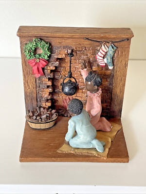 Annie Lee Sass 'n Class Keep Looking Up Christmas 2005 Ethnic Black Statue RARE