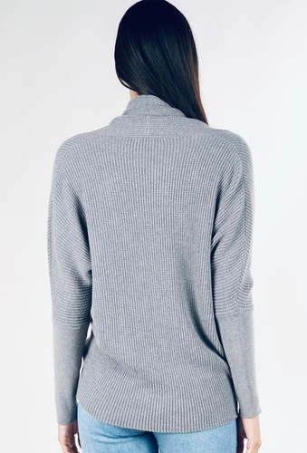 Love Stitch Criss Cross Waffle Knit Wrap Pullover Sweater - Bild 3 von 3