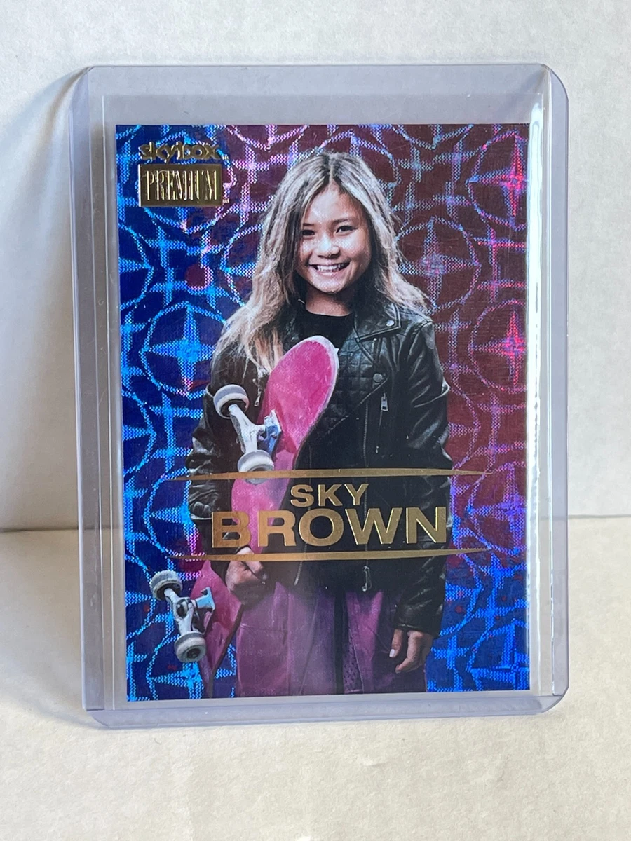 2021 UD Skybox Metal Skybox Premium STAR SAPPHIRE /75 SKY BROWN RC 