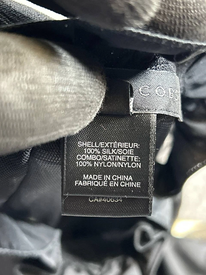 Vestido Marc Jacobs para mujer 8 blusa de seda negra Foto 4 de 4