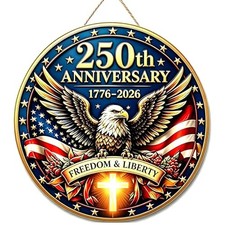 250th Anniversary USA Decoration Wooden Eagle Door Sign 250 250-door-sign1
