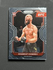 2021 Panini Prizm UFC Khamzat Chimaev #7 Rookie RC