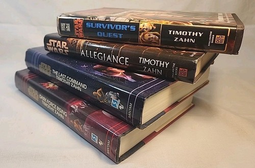 Star Wars Bantam/Del Rey VTG Book~Lot of 4~Timothy Zahn~Hard Cover/ Dust Jacket - Picture 4 of 4