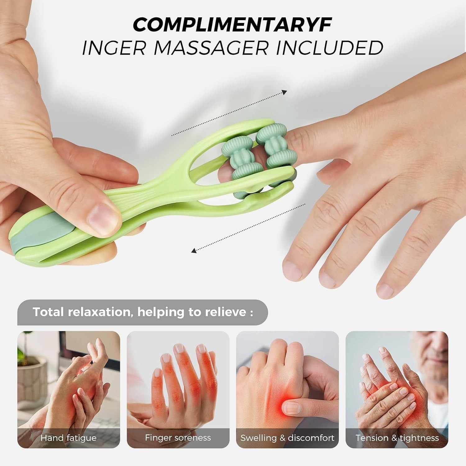 with Heat Compression Relief, 3 Massage 4 Temperatures 5 Compression Models T...