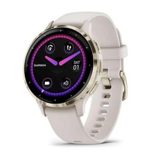 Garmin Venu 3s Music GPS Smartwatch Sportuhr Fitnesstracker - Elfenbein Gold