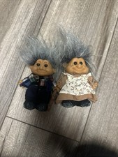 Vintage Russ Troll Dolls Grandma And Grandpa