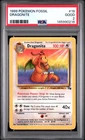 1999 POKEMON FOSSIL #19 DRAGONITE PSA 2