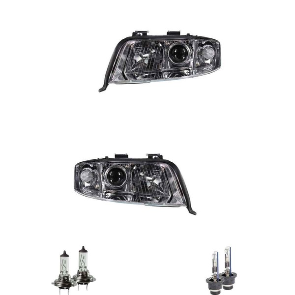 Scheinwerfer Frontscheinwerfer Set Xenon D2S/H7 FüR Audi A6 Avant Inkl. Lampen-image