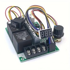 60A Adjustable Speed Controller For DC Motor 10V55V PWM LED Display