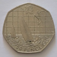 Sailing 50p Fifty Pence Coin London Olympics 2012 Circulated - Available on eBay