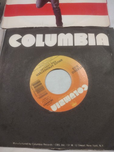 (6) Original Bruce Springsteen 45 rpm 7" Vinyl Picture Sleeves Jukebox Lot Ex+ - Picture 7 of 21