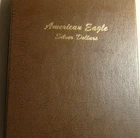 1986-2015,2017 American Silver Eagle 31-Coin UNC Set w/ Dansco Album PQ TONING