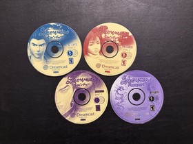Shenmue (Dreamcast, 2000) Complete in box CIB All 4 Discs & Passport Book Tested