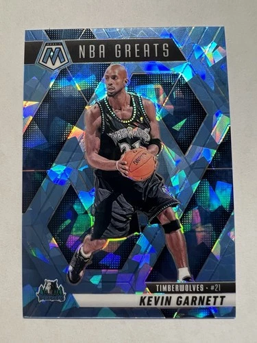 2024-25 Panini Mosaic Kevin Garnett /125 Blue Ice Prizm #293 Timberwolves