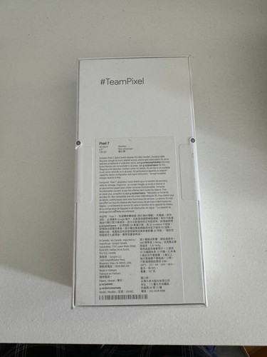Google Pixel 7 - 128 Go - Obsidienne (Désimlocké) NEUF - Photo 3 sur 3