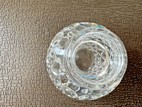 Diamond Cut Crystal Votive Candle Holder - Picture 2 of 6