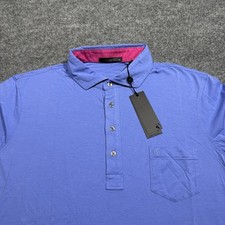 Greyson Spirit Polo XL Seahorse Blue Short Sleeve Golf Shirt