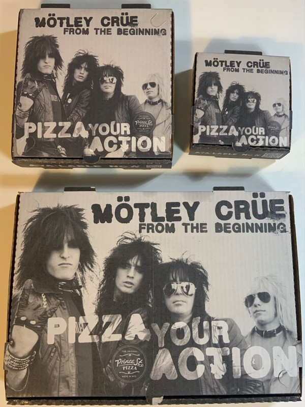 Motley Crue From The Sunset Strip To The Vegas Strip 3 Pizza Box Set! Rare! 🔥🔥