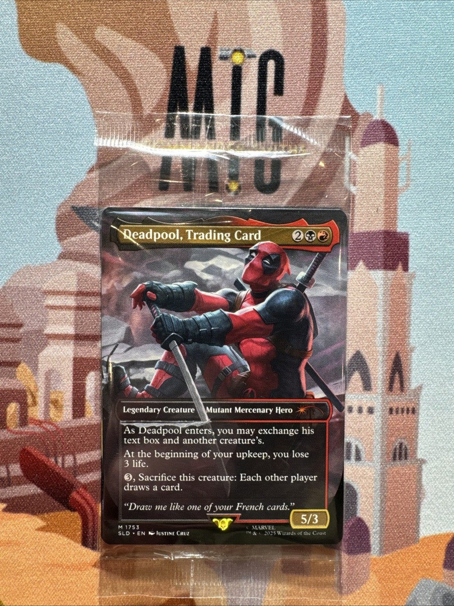 DEADPOOL SEALED🔥 NonFOIL 🔥 MTG NM Secret Lair UNOPENED **NO