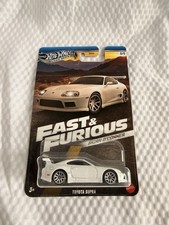 Toyota Supra MK4 A80 White Hot Wheels Fast & Furious Brian O'Conner JBY33 1 64