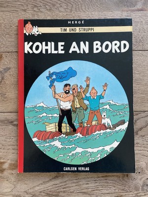 TIM UND STRUPPI - Kohle an Bord 1.Auflage Carlsen Stoffrücken Z2+