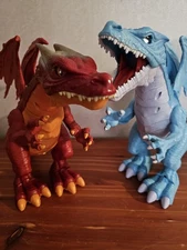 Zuru Robo Alive Roaring Fire Eating & Ice Dragon Bundle Both Work Great.