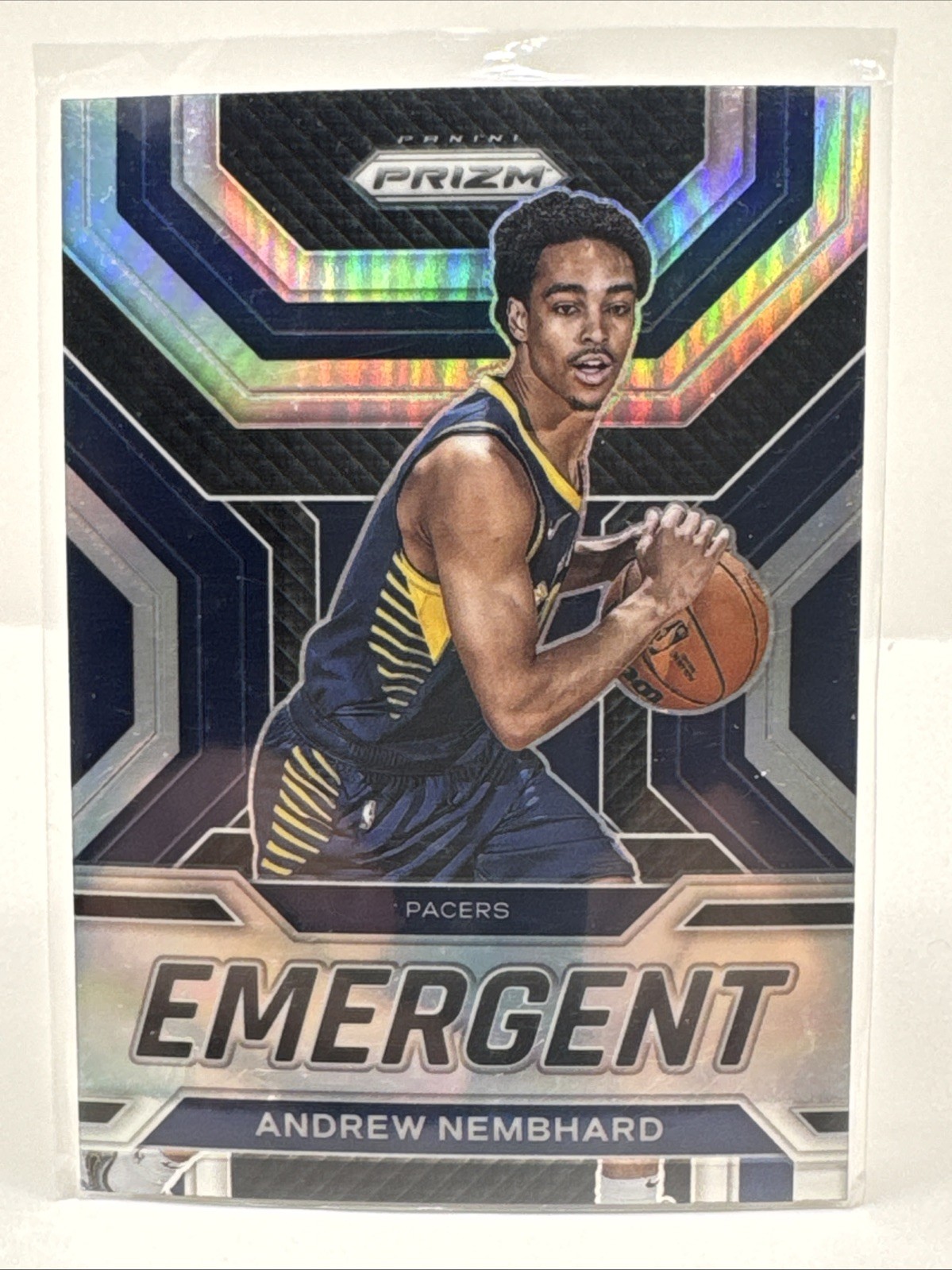 2022-23 Panini Prizm - Emergent Andrew Nembhard #2 Silver Prizm (RC)