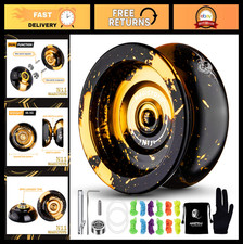 Responsive  Unresponsive Yo-Yo for Kids  Adults - Includes Glove, Bag  12 Str
