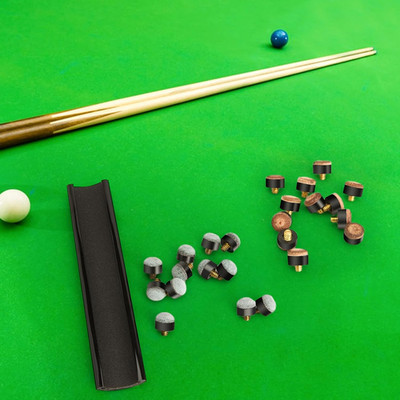 12 PCS Pool Stick Tips Replacement Kit,10Mm/12Mm/13Mm,Hard&Soft Screw on Pool...