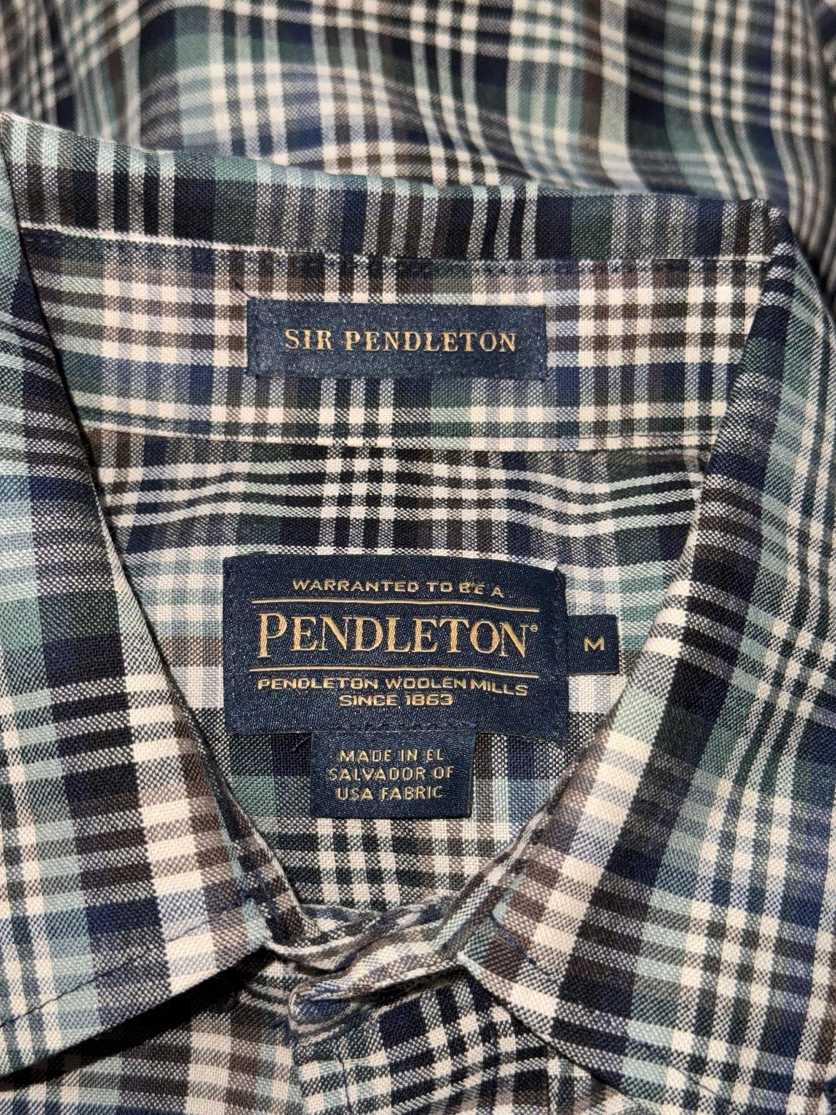Pendleton Men’s Sir Pendleton Virgin Wool Plaid B… - image 3