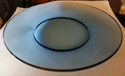 Vintage Anchor Hocking 8" Blue Glass Salad Plate - Duralex Lys Marine Collection