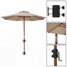 Outdoor For Deck Railing Umbrella Stand Made of Strong Metal Weather Resistant