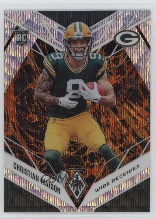 2022 Panini Phoenix Rookies Lava 63/175 Christian Watson #119 Rookie RC 1l4c