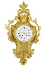 CARTEL 75CM Kaminuhr Empire clock bronze cartel horloge antique pendule uhren
